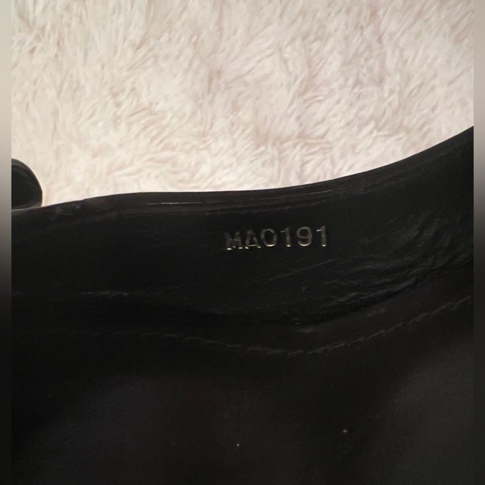 Louis Vuitton Black and Brown Wedge Sandals with Decorative Buckle - Picture 8 of 16